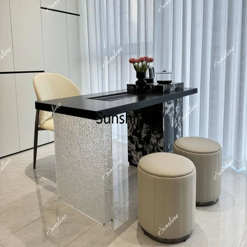 Italian minimalist modern minimalist acrylic solid wood balcony tea table
Italian minimalist modern minimalist acrylic solid wood balcony tea table