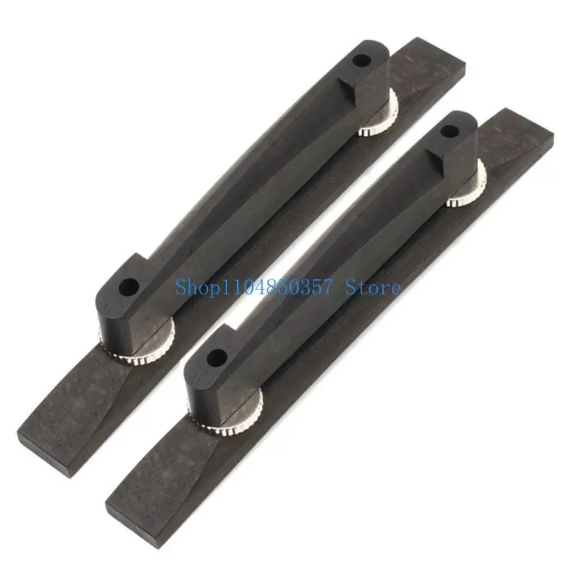 652F Durable Ebony Guita String Bridge for Bass Guitars Adjust Instrument
652F Durable Ebony Guita String Bridge for Bass Guitars Adjust Instrument