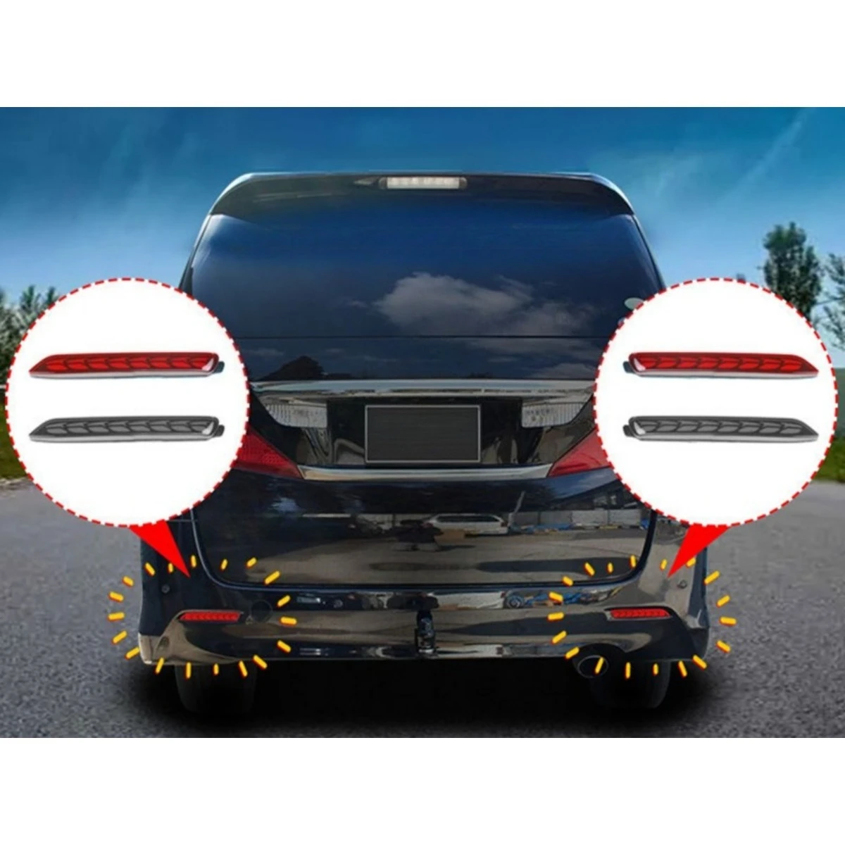 For Toyota Alphard Vellfire 20 Series 2008-2015 Rear Bumper Light LED Rear Bumper Brake Fog Light Left Right Rear LED Taillight
For Toyota Alphard Vellfire 20 Series 2008-2015 Rear Bumper Light LED Rear Bumper Brake Fog Light Left Right Rear LED Taillight