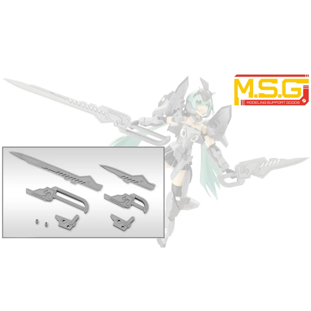 Kotobukiya Machine Girl Weapon MSG MW51J Free Assembly Blade Set 01 Accessory Pack Assembled Model
Kotobukiya Machine Girl Weapon MSG MW51J Free Assembly Blade Set 01 Accessory Pack Assembled Model
