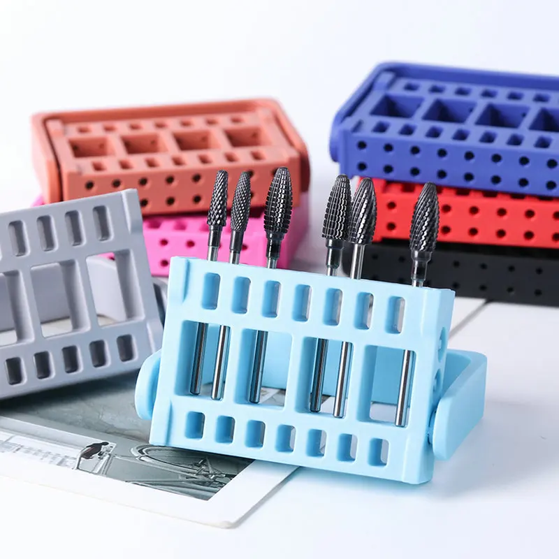 7 Color Professional 1pc 16 Holes Nail Drill Bits Holder Display for Electric Bur Exhibition Displayer Manicure Nail Art Tools
7 Color Professional 1pc 16 Holes Nail Drill Bits Holder Display for Electric Bur Exhibition Displayer Manicure Nail Art Tools