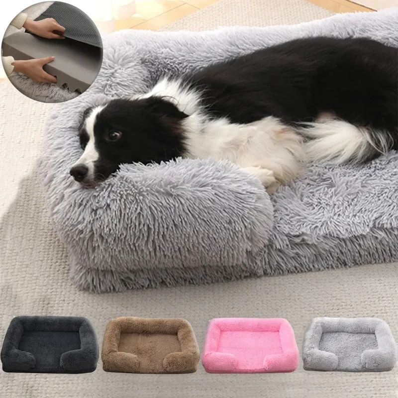 Square Dog Bed Plush Pet Bed Winter Thickened Pad House for Dogs Bed Cat Sofa for Flyffy Dogs Sleeping Sofa Removable Mat
Square Dog Bed Plush Pet Bed Winter Thickened Pad House for Dogs Bed Cat Sofa for Flyffy Dogs Sleeping Sofa Removable Mat