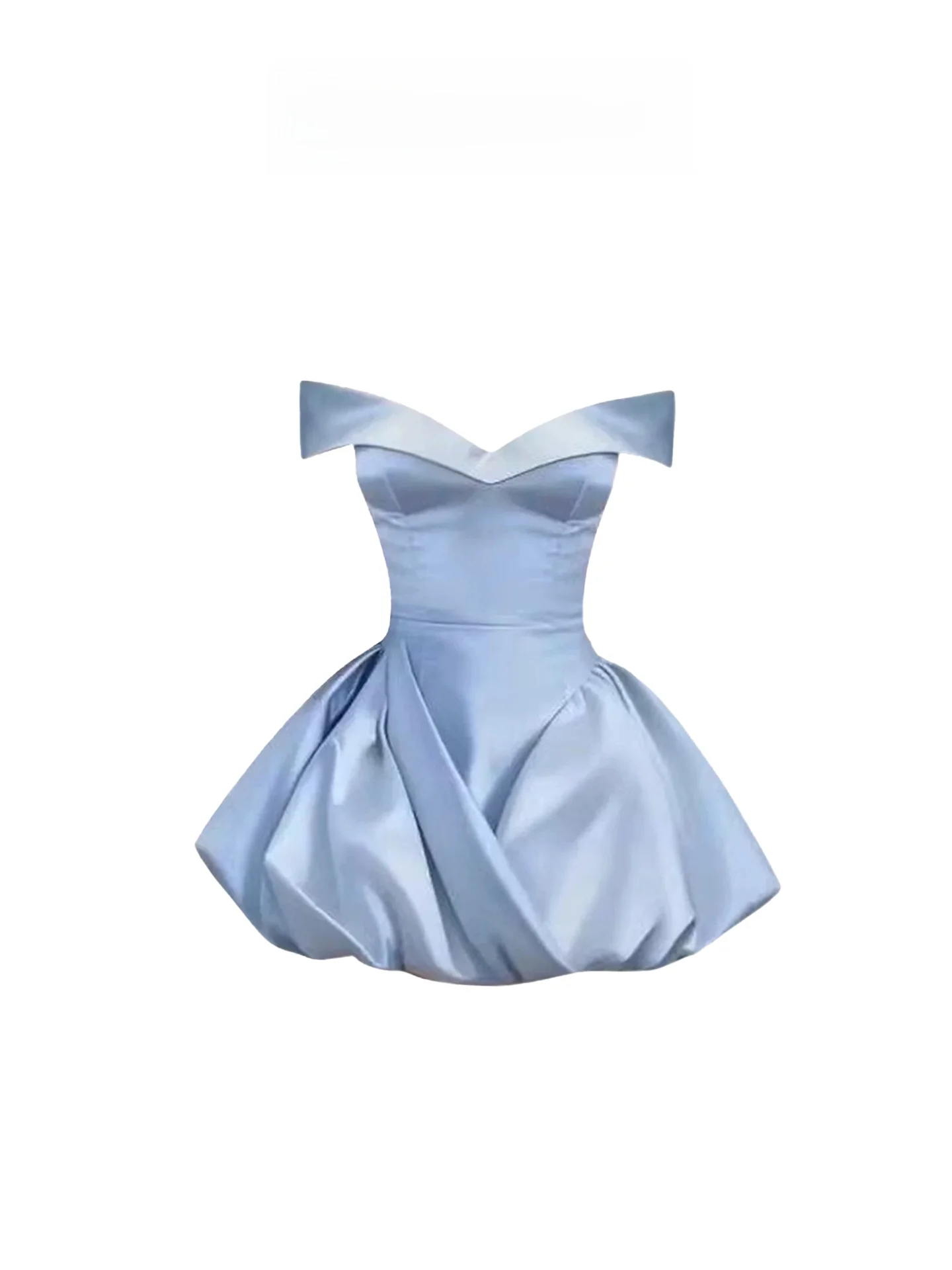 Ele Plump Gentlewoman's One-oulder Dr Women's High Waist Puffy Gown French Sle A-Line ort Skirt without Sve
Ele Plump Gentlewoman's One-oulder Dr Women's High Waist Puffy Gown French Sle A-Line ort Skirt without Sve