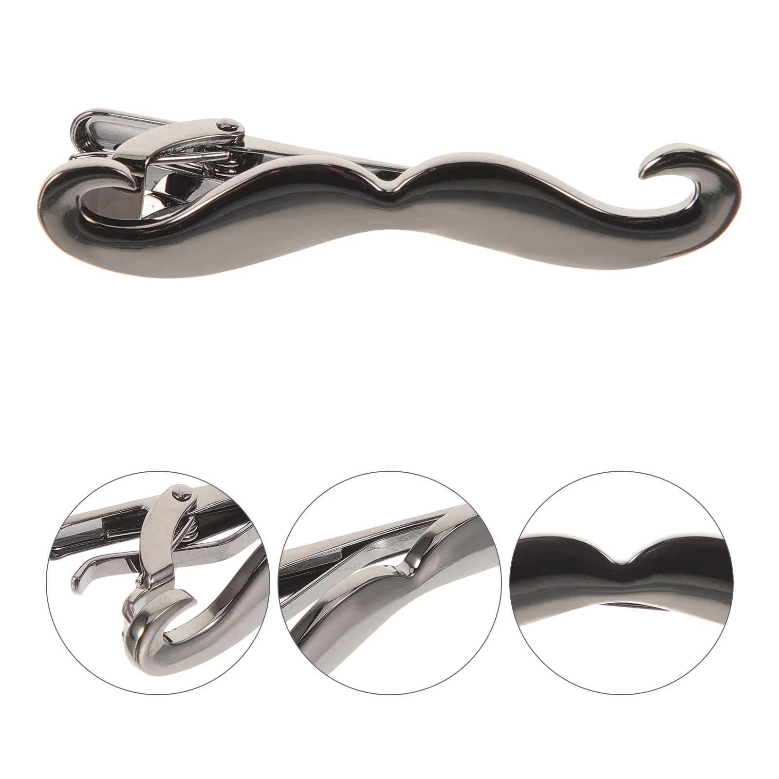 Tie Clip Beard Shape Premium Necktie Bar Clip Business Suit Shirt Accessory Men Daily Use Necktie Bar Tie Clasp
Tie Clip Beard Shape Premium Necktie Bar Clip Business Suit Shirt Accessory Men Daily Use Necktie Bar Tie Clasp