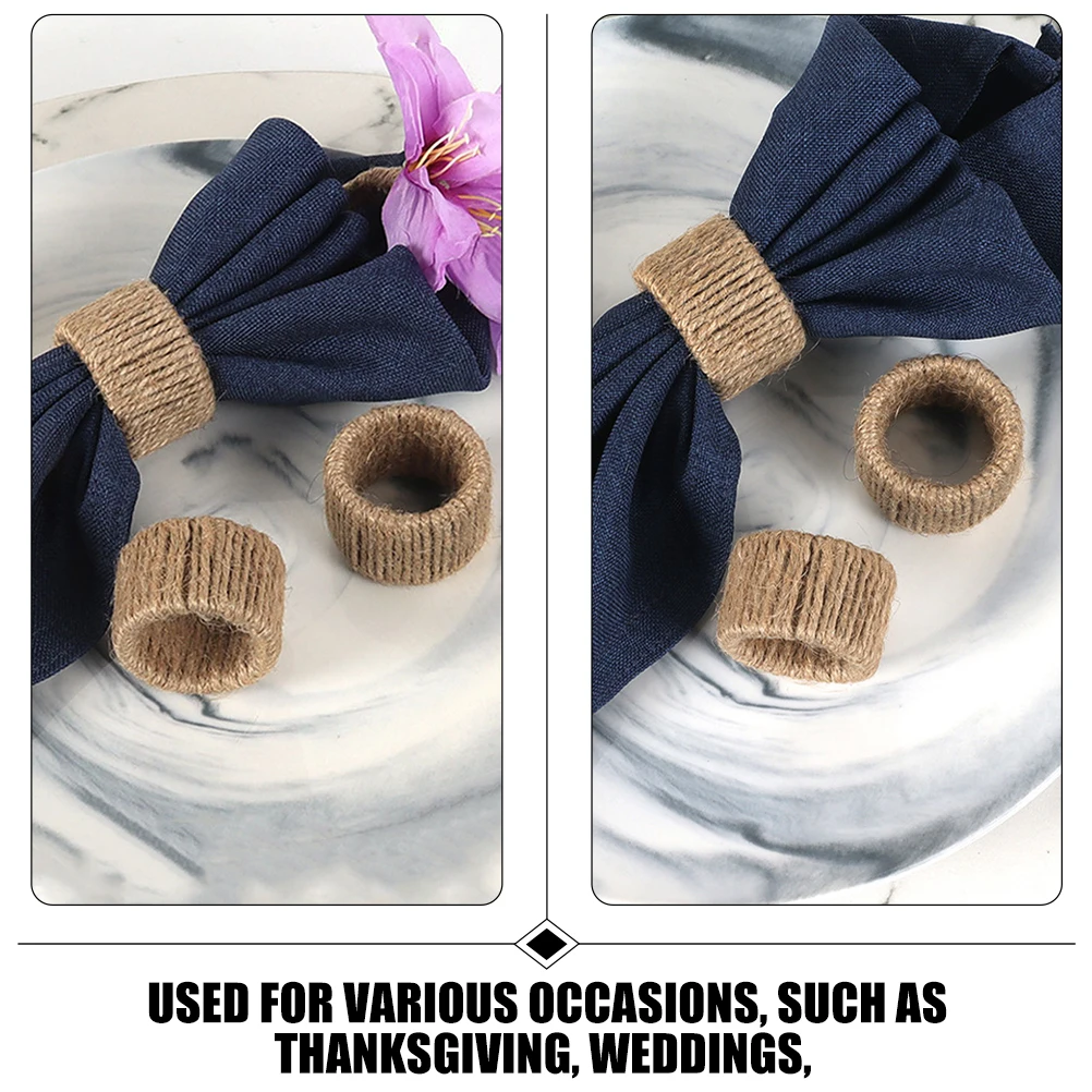 6 Pack Natural Twine Napkin Rings Rustic Simple Table Decor Fall Serviette Clasps Dining Accessories Rope Napkin Holders Kitchen
6 Pack Natural Twine Napkin Rings Rustic Simple Table Decor Fall Serviette Clasps Dining Accessories Rope Napkin Holders Kitchen