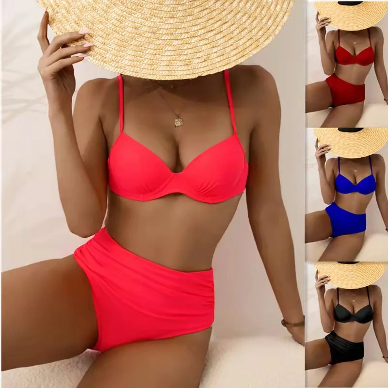 Women's Swimwear 2024 Women Bikini And Beach Dress Suits Two-Piece Combination Strap Hot Spring Swimwear S-XL
Women's Swimwear 2024 Women Bikini And Beach Dress Suits Two-Piece Combination Strap Hot Spring Swimwear S-XL