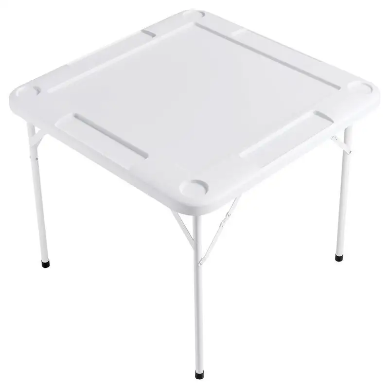 Mahjong Table, Foldable Domino Table for 4 Players with Wear-Resistant Green Tabletop, Portable Square Card Table with 4 Cup Holders & 4 Chip Compartments for Mahjong Poker Puzzles
Mahjong Table, Foldable Domino Table for 4 Players with Wear-Resistant Green Tabletop, Portable Square Card Table with 4 Cup Holders & 4 Chip Compartments for Mahjong Poker Puzzles