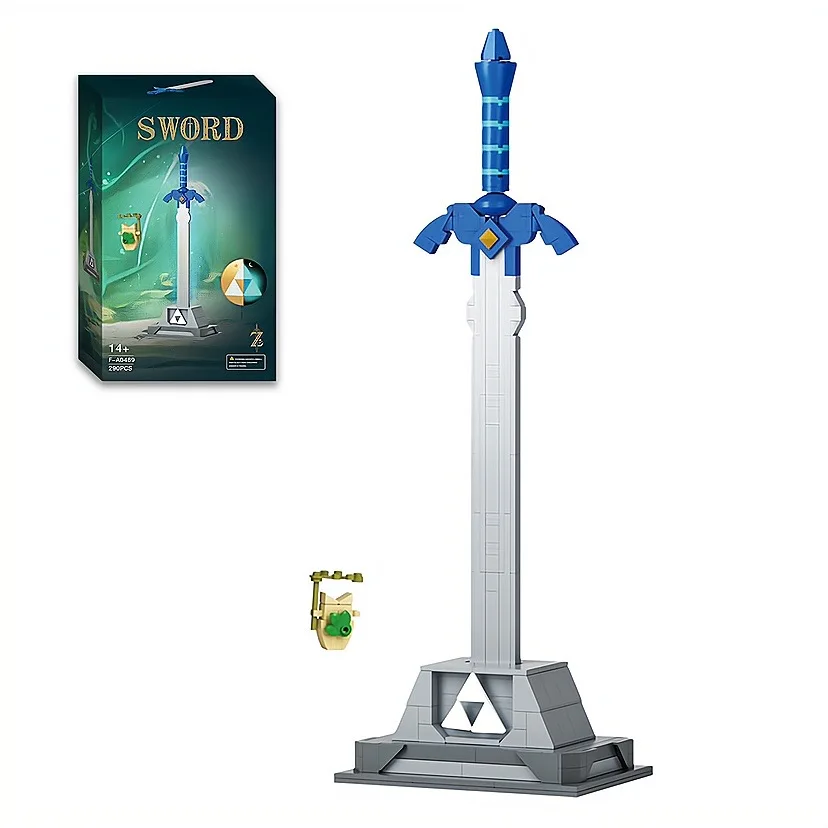 Набор строительных блоков Zeldas Master Sword Tears of the Kingdom Link Hero Hylian Shield для аниме-фигурок, подарков, игрушек (290 шт.)
Набор строительных блоков Zeldas Master Sword Tears of the Kingdom Link Hero Hylian Shield для аниме-фигурок, подарков, игрушек (290 шт.)