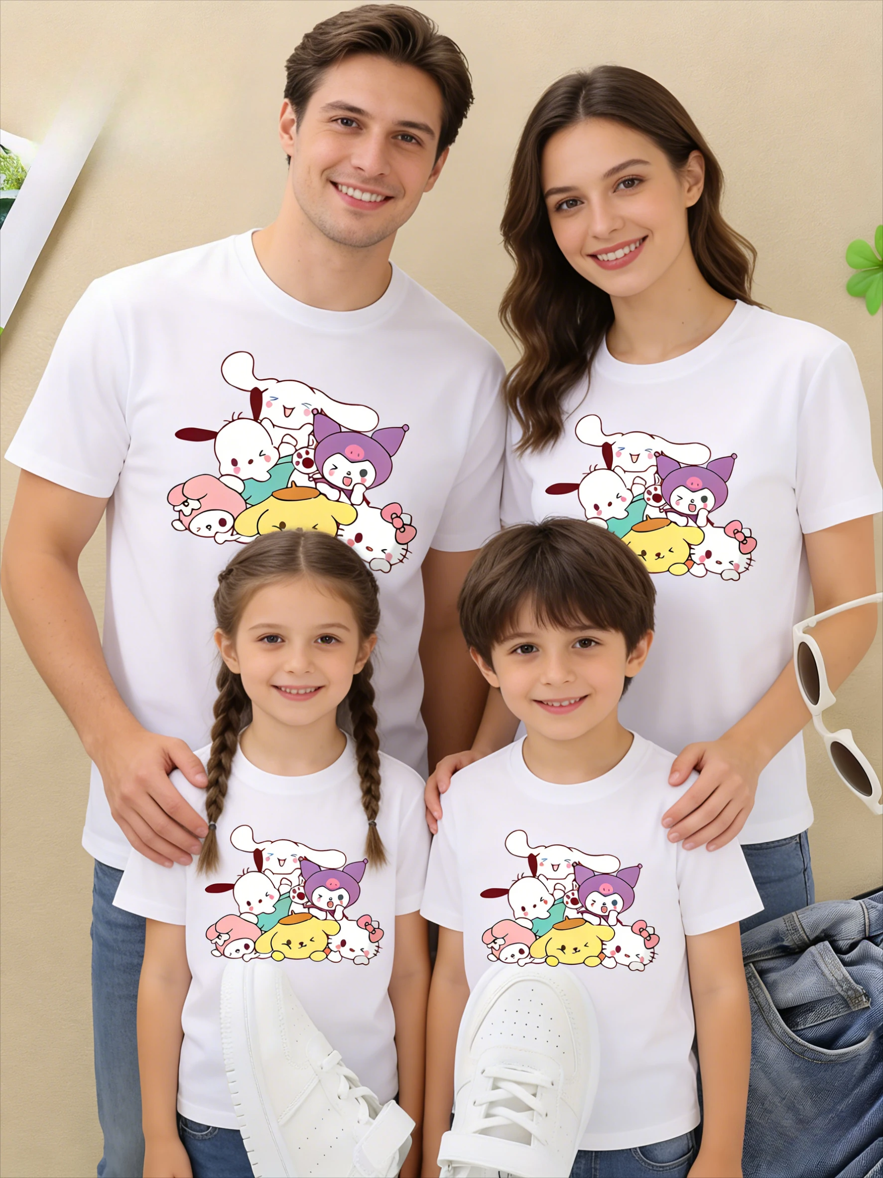 Summer Promotion: Best-selling Sherry Rabbit Pattern Family Adult Children's Clothing T-shirts. High-quality Fashion T-shirts.
Summer Promotion: Best-selling Sherry Rabbit Pattern Family Adult Children's Clothing T-shirts. High-quality Fashion T-shirts.