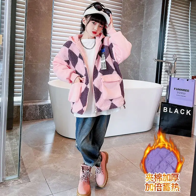 2022 New Winter Kids Girls Coat Jacket Plush Thick Warm for Fashion Girls Clothes Teen Casual Hooded Kids Outerwear 4-14Tears
2022 New Winter Kids Girls Coat Jacket Plush Thick Warm for Fashion Girls Clothes Teen Casual Hooded Kids Outerwear 4-14Tears