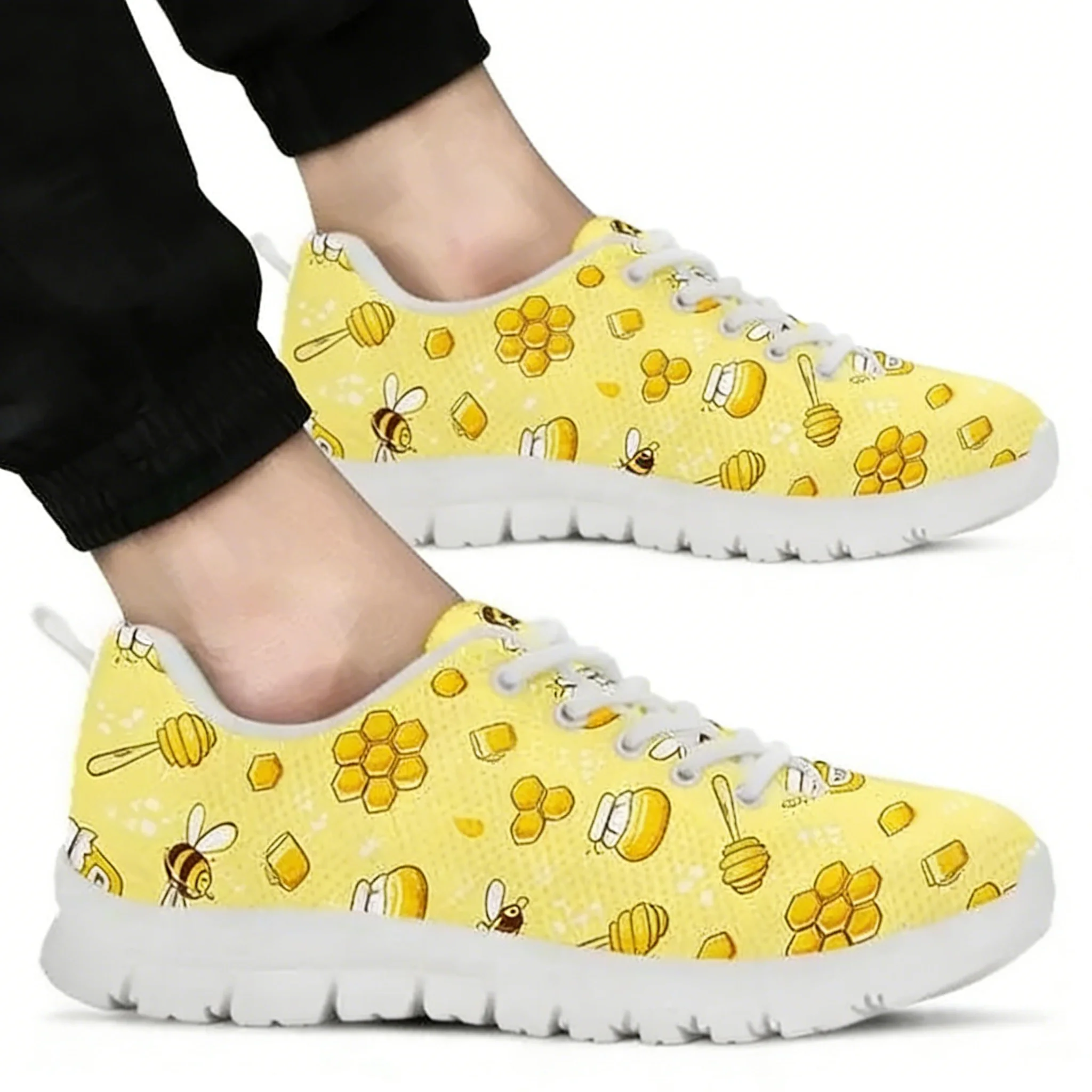 Bees Shoes Lightweight Comfortable Mens Womens Sneakers Sports Shoes Casual Custom Made Sneakers
Bees Shoes Lightweight Comfortable Mens Womens Sneakers Sports Shoes Casual Custom Made Sneakers