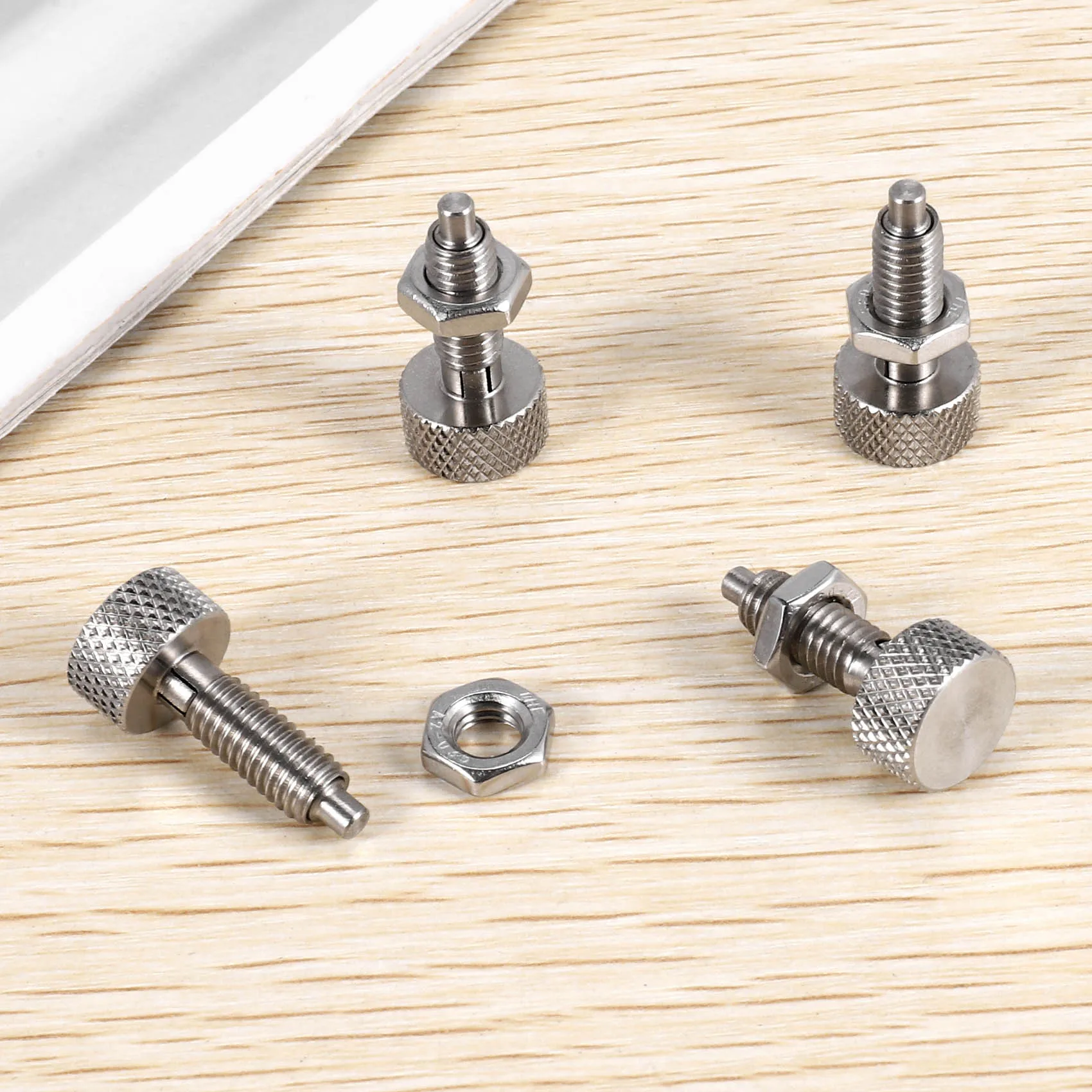 L68A4Pcs Handle Quick Release Pins,Quick Release Lock Pin, Retractable Spring Plunger, M6 Lockout Kit for Rolling Tool Box
L68A4Pcs Handle Quick Release Pins,Quick Release Lock Pin, Retractable Spring Plunger, M6 Lockout Kit for Rolling Tool Box