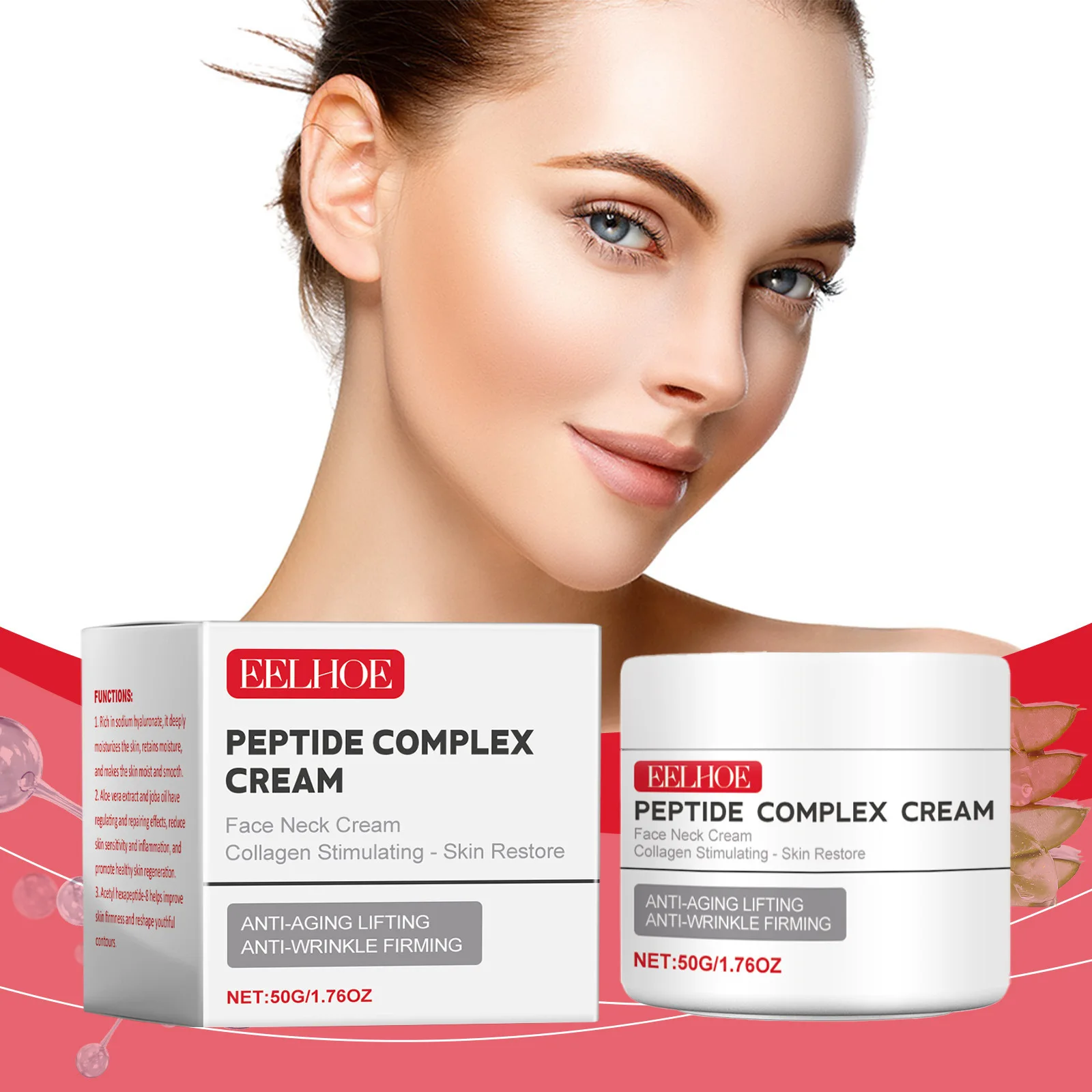 EELHOE Facial Moisturizer, Soft and Smooth Skin Nourishing Moisturizing Hydrating Skin Whitening and Firming Anti-Aging Cream
EELHOE Facial Moisturizer, Soft and Smooth Skin Nourishing Moisturizing Hydrating Skin Whitening and Firming Anti-Aging Cream