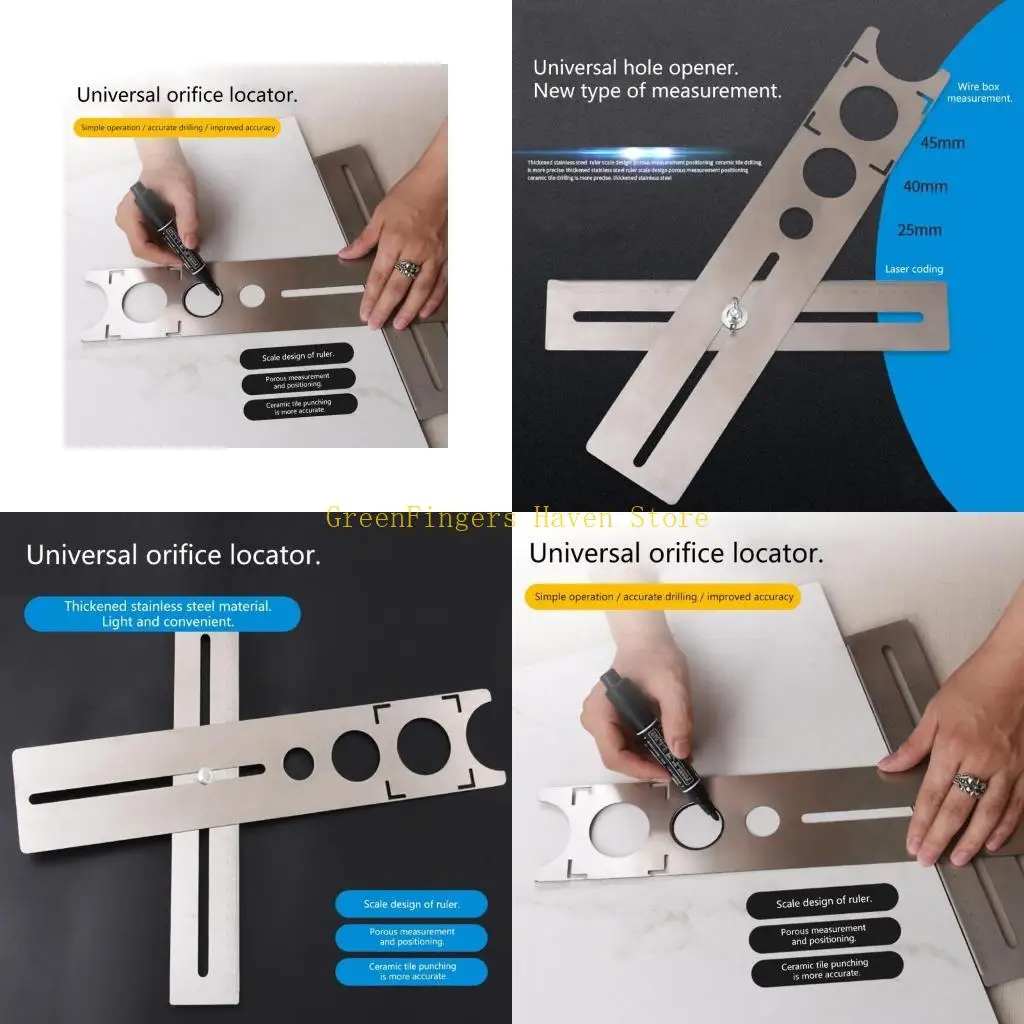 F68D Multi-Functional Tile Locator Puncher Tapper Adjustable Tile Fixing Ruler Decor
F68D Multi-Functional Tile Locator Puncher Tapper Adjustable Tile Fixing Ruler Decor