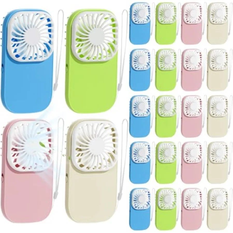 24 Pack Colorful Mini Handheld Fan Bulk with Rope Battery Operated Small Personal Portable Eyelash Makeup Fans Individually Box
24 Pack Colorful Mini Handheld Fan Bulk with Rope Battery Operated Small Personal Portable Eyelash Makeup Fans Individually Box