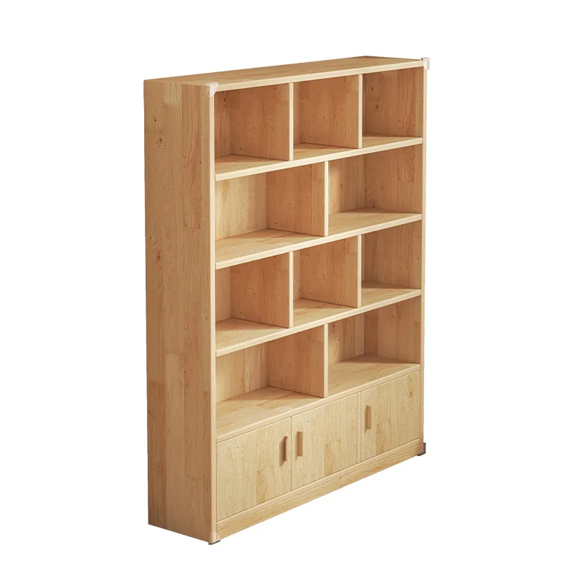 Pure solid wood bookshelf Floor-to-ceiling locker Children's pine storage cabinet Storage against the wall Student household 
Pure solid wood bookshelf Floor-to-ceiling locker Children's pine storage cabinet Storage against the wall Student household