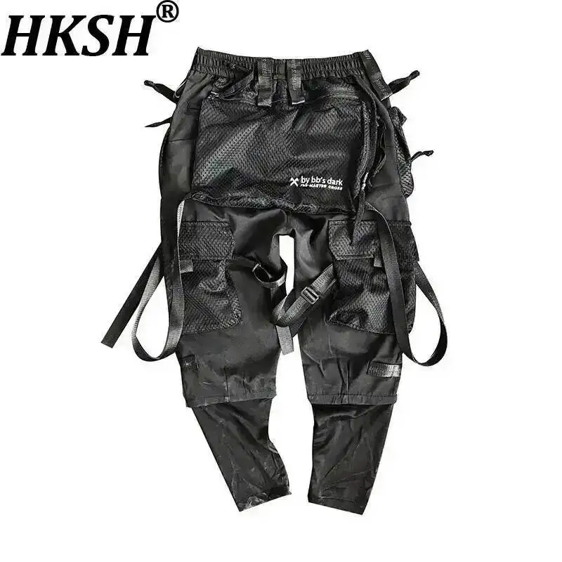 HKSH Spring New Men Tide Tactical Cargo Pants Safari Style Women Mesh Multi Pockets Overalls Trend Dark Overalls Japanese HK0042
HKSH Spring New Men Tide Tactical Cargo Pants Safari Style Women Mesh Multi Pockets Overalls Trend Dark Overalls Japanese HK0042
