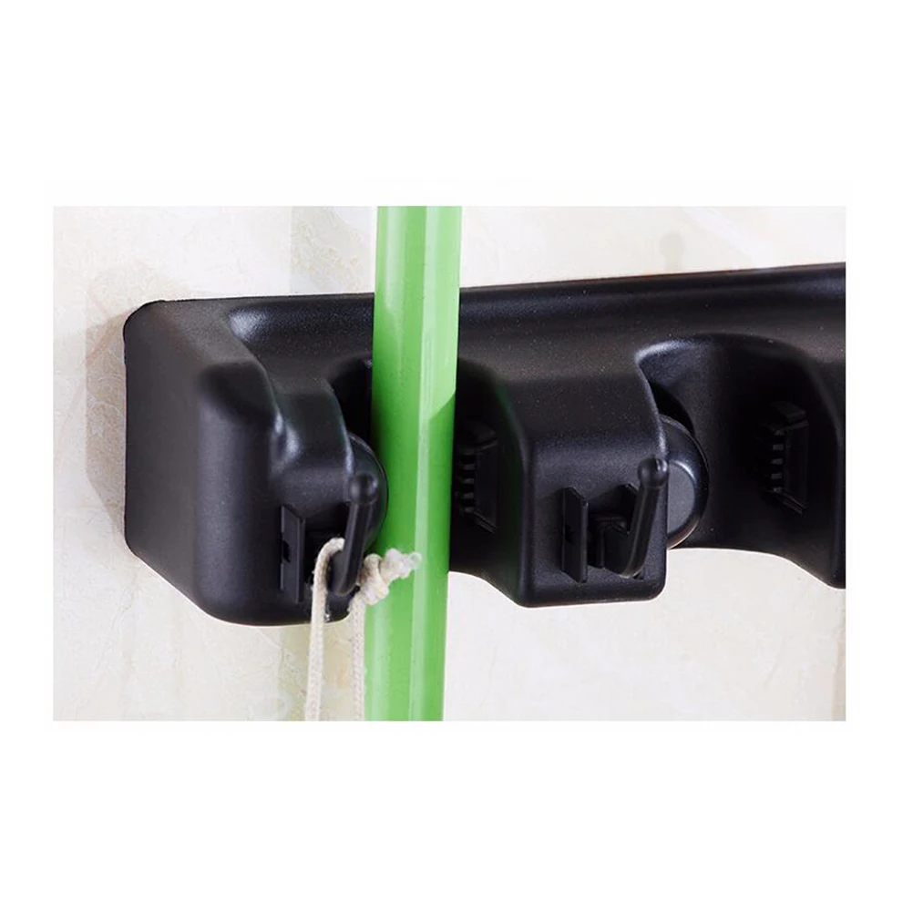 Mountable Mop Hanger 6 Hooks 5 Positions Durable PP Plastic Wall Broom Organizer Kitchen Garden Garage Laundry Office Tool Rack
Mountable Mop Hanger 6 Hooks 5 Positions Durable PP Plastic Wall Broom Organizer Kitchen Garden Garage Laundry Office Tool Rack