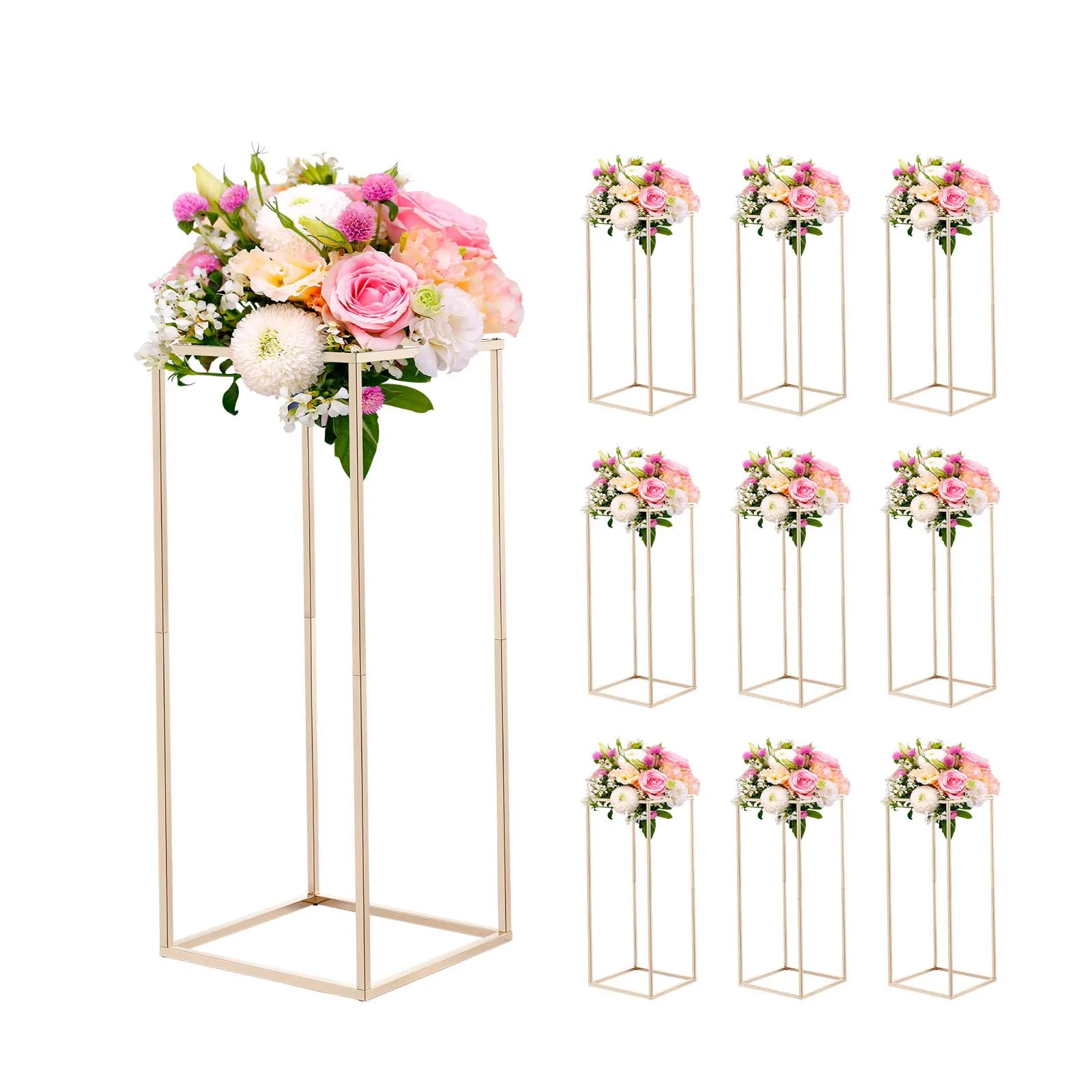 VEVOR Wedding Flower Stand, 10PCS 23.62-inch / 31.5-inch Column Flower Stand, Floral Stands with Hidden Screw, Rectangular
VEVOR Wedding Flower Stand, 10PCS 23.62-inch / 31.5-inch Column Flower Stand, Floral Stands with Hidden Screw, Rectangular