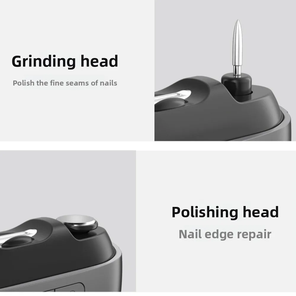 3 in 1 Easy Clip Nail Clippers Rechargeable with LED Light Electric Nail Clipper Polishing Function Automatic Nail Clipper
3 in 1 Easy Clip Nail Clippers Rechargeable with LED Light Electric Nail Clipper Polishing Function Automatic Nail Clipper