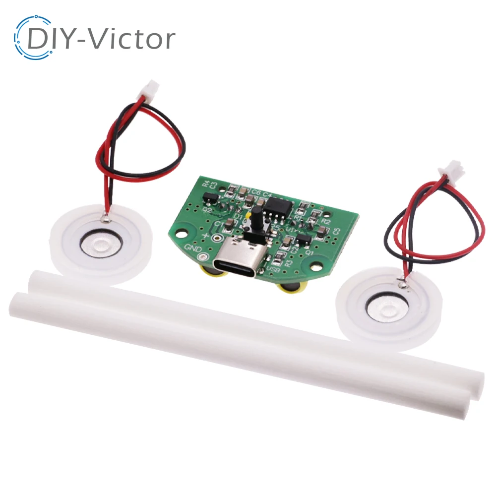TYPE-C USB Mini Humidifier DIY Kits Mist Maker and Driver Circuit Board Fogger Atomization Film Atomizer Sheet Mini Oscillating
TYPE-C USB Mini Humidifier DIY Kits Mist Maker and Driver Circuit Board Fogger Atomization Film Atomizer Sheet Mini Oscillating