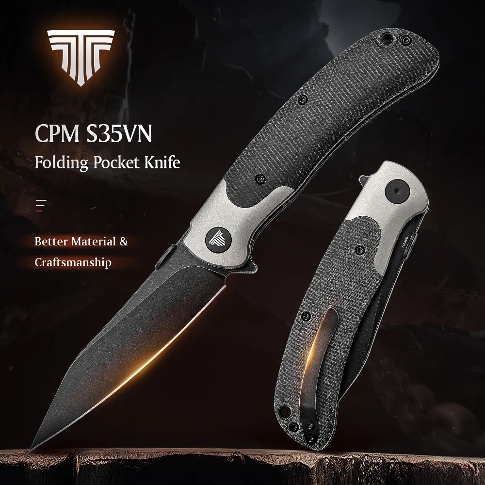 TRIVISA EDC Pocket Folding Knife for man,Camping Hunting Hiking Outdoor Wilderness Survival Self Defense High quality Tool
TRIVISA EDC Pocket Folding Knife for man,Camping Hunting Hiking Outdoor Wilderness Survival Self Defense High quality Tool