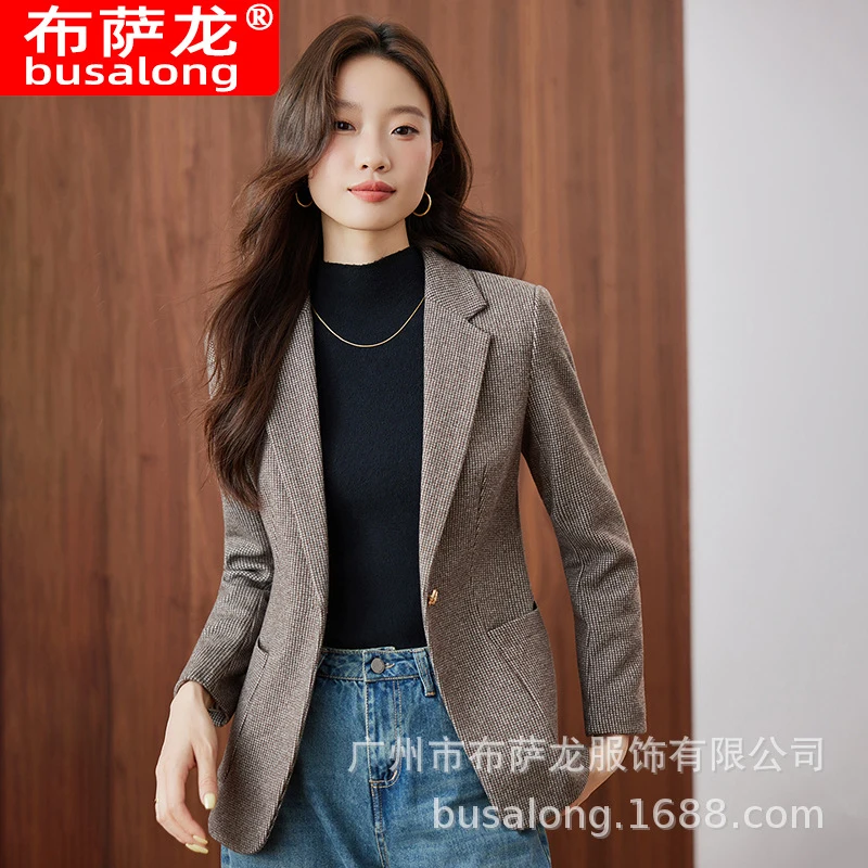 2025New style business blazer for women, long-sleeved professional suit, formal women's jacket, workwear8682
2025New style business blazer for women, long-sleeved professional suit, formal women's jacket, workwear8682