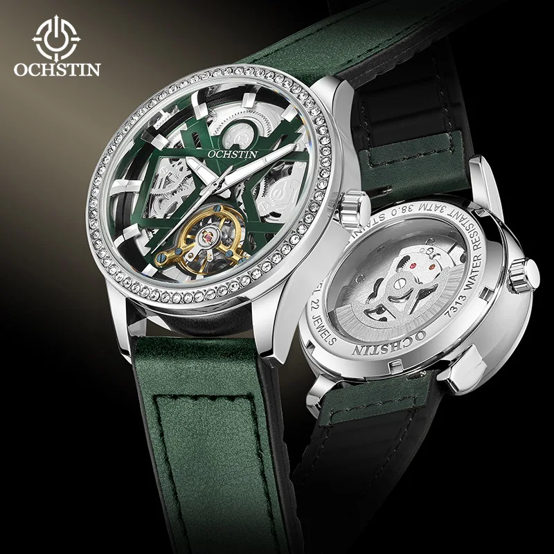 Cross-border hot sale OCHSTIN brand trendy mechanical watch fashion business diamond men's watch men's watch
Cross-border hot sale OCHSTIN brand trendy mechanical watch fashion business diamond men's watch men's watch