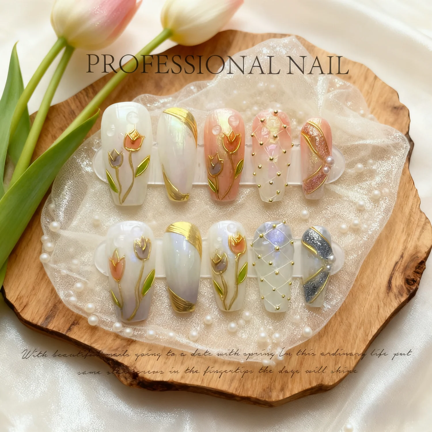 10 шт., длинные накладные ногти ручной работы с цветами тюльпана, дизайн, пресс для ногтей, полное покрытие, акриловые носимые накладные ногти, размер XS S M L
10 шт., длинные накладные ногти ручной работы с цветами тюльпана, дизайн, пресс для ногтей, полное покрытие, акриловые носимые накладные ногти, размер XS S M L