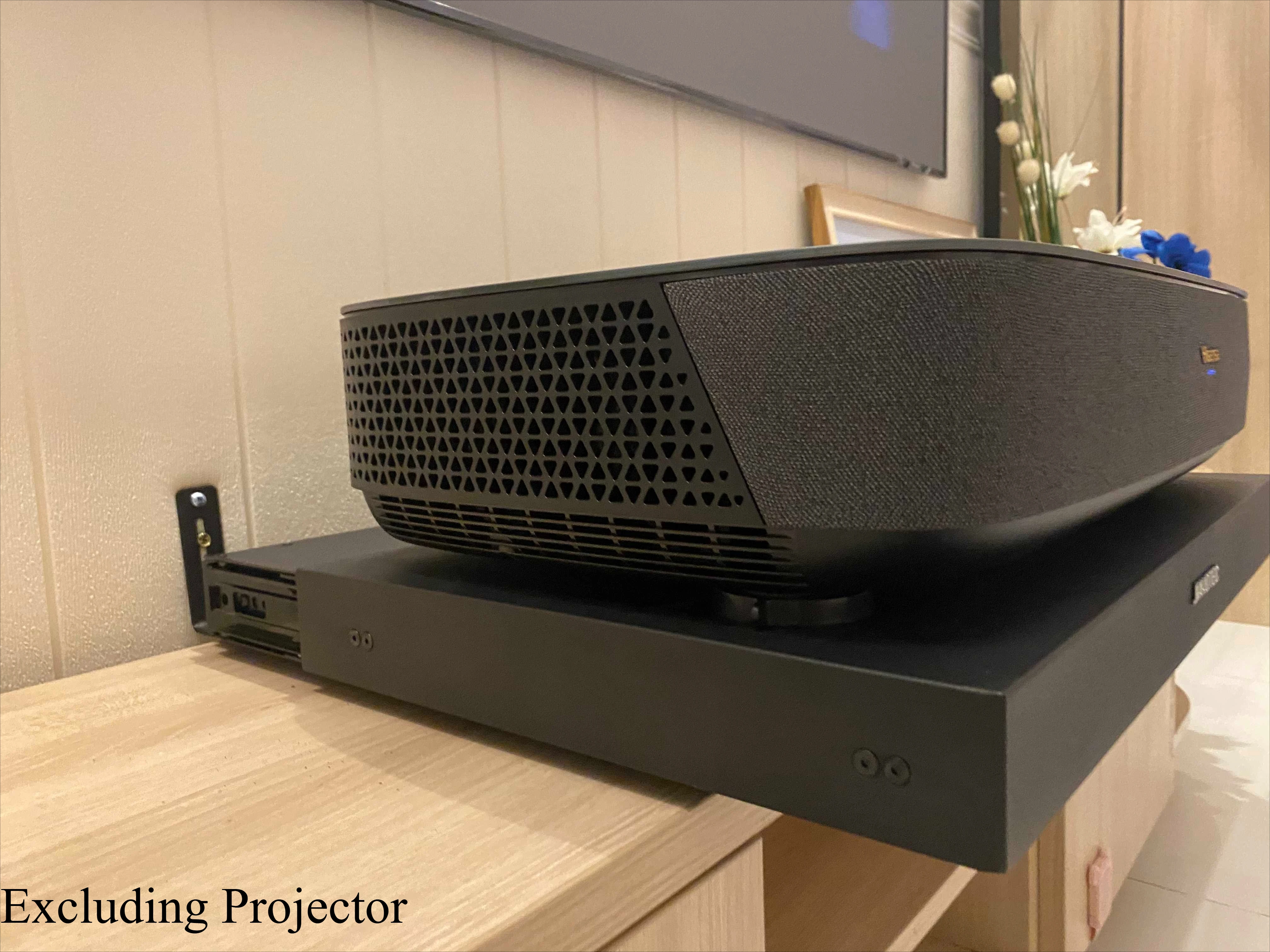 Black NEW Matte Finish Smart Slider Tray for All UST Projector Laser TV Projector Bracket ,Smart Syncs with Projector Power
Black NEW Matte Finish Smart Slider Tray for All UST Projector Laser TV Projector Bracket ,Smart Syncs with Projector Power