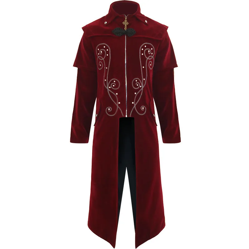 New Gothic Autumn and Winter Halloween Costume Casual Fashion Versatile Jacket Stand-up Collar Jacket
New Gothic Autumn and Winter Halloween Costume Casual Fashion Versatile Jacket Stand-up Collar Jacket