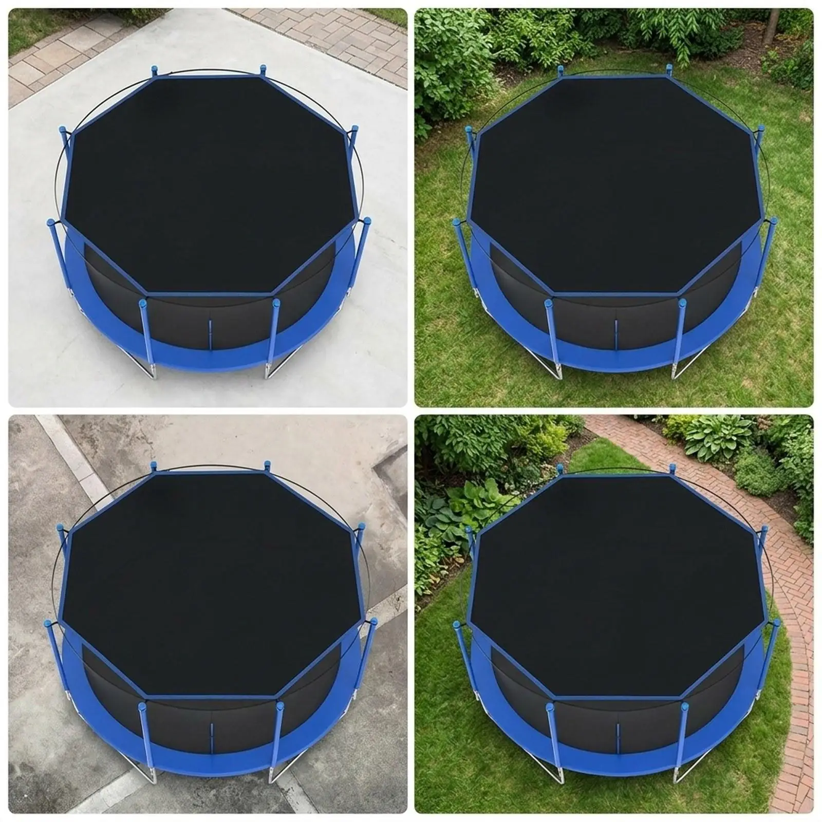 Trampoline Protector Sunshade Cover PE Material Waterproof Tearproof Roof Tent for Park Playground
Trampoline Protector Sunshade Cover PE Material Waterproof Tearproof Roof Tent for Park Playground