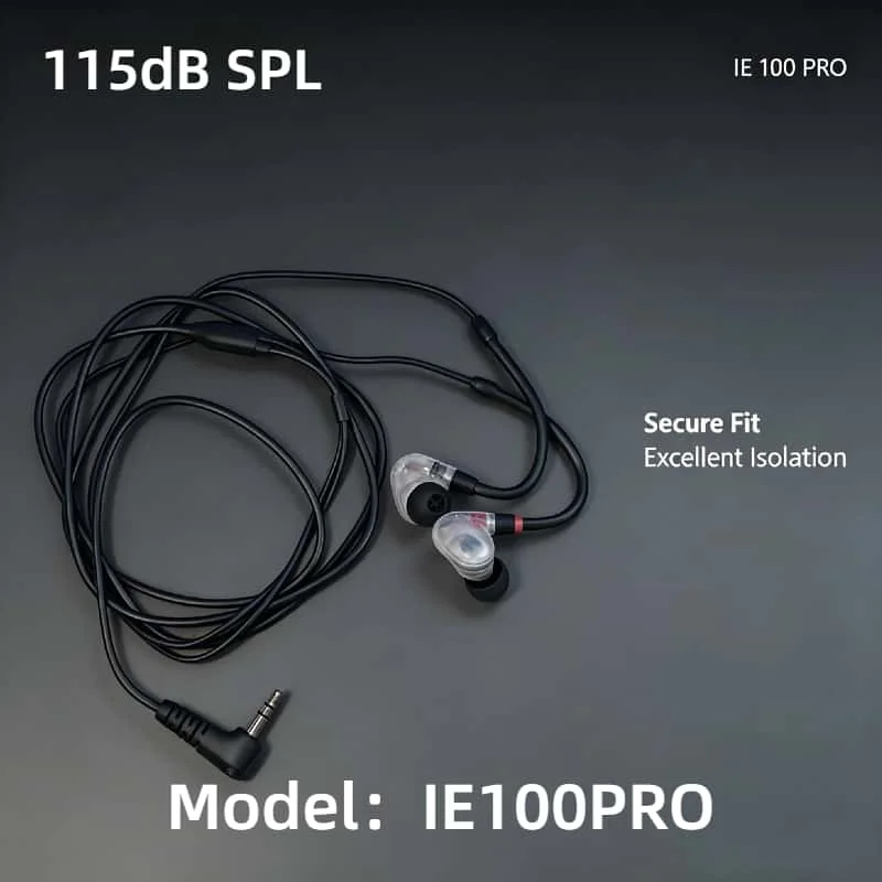 IE 100 PRO 2026 Wired Dynamic Driver In-ear Earphones 10mm Broadband Passive Noise Isolation Hi-Fi Monitor Original Pro Hot
IE 100 PRO 2026 Wired Dynamic Driver In-ear Earphones 10mm Broadband Passive Noise Isolation Hi-Fi Monitor Original Pro Hot