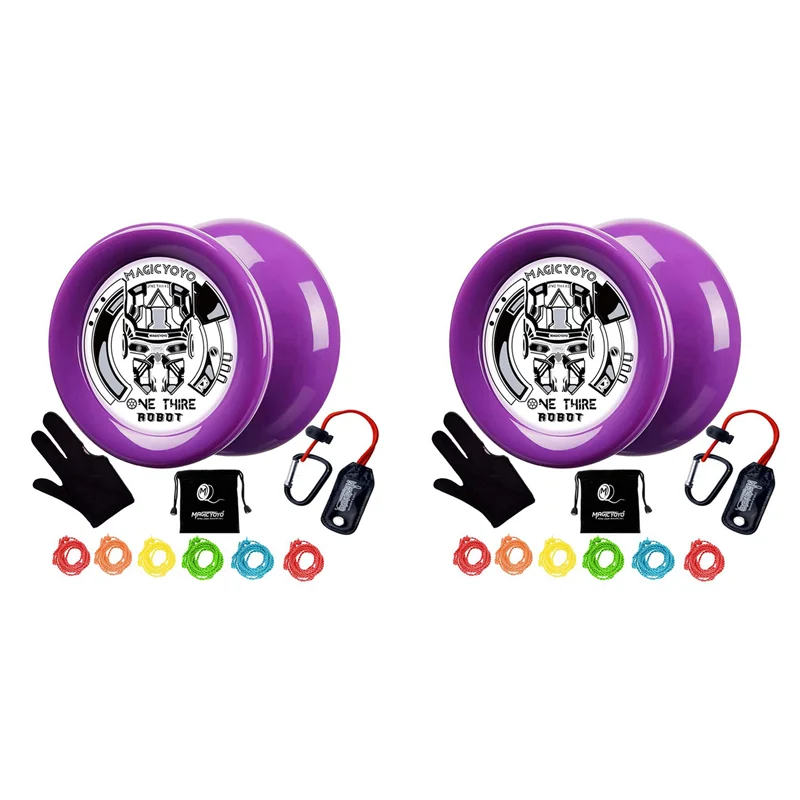 2X MAGICYOYO Looping Yoyo Responsive Yoyo D2 ONE Third Ball Bearing Yoyo Axle Super Durable Kids Yoyo,Glove,Strings
2X MAGICYOYO Looping Yoyo Responsive Yoyo D2 ONE Third Ball Bearing Yoyo Axle Super Durable Kids Yoyo,Glove,Strings