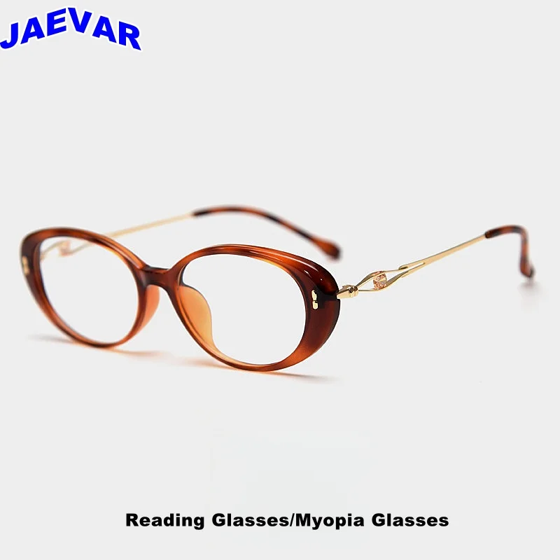 New TR90 Cat Eye Reading Glasses Retro Elliptical Anti Blue Light Myopia Glasses Customized Optical Prescription Frame 6020
New TR90 Cat Eye Reading Glasses Retro Elliptical Anti Blue Light Myopia Glasses Customized Optical Prescription Frame 6020