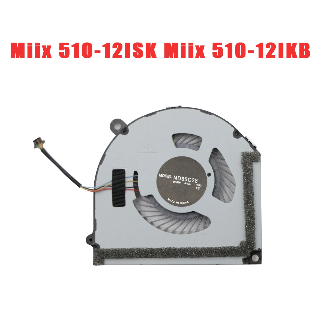 Вентилятор процессора ноутбука для Lenovo IdeaPad Miix 510-12ISK Miix 510-12IKB Tablet 5F10M13933 ND55C28 80U1, новый
Вентилятор процессора ноутбука для Lenovo IdeaPad Miix 510-12ISK Miix 510-12IKB Tablet 5F10M13933 ND55C28 80U1, новый