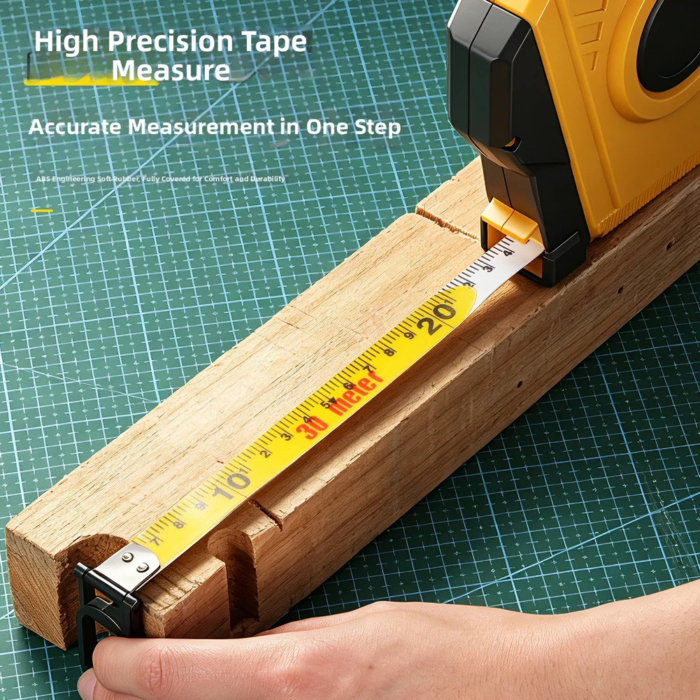 Fiberglass Measuring Tape with Triple Retraction 20M 30M 50M Leather Casing ABS TPR Body Dual Sided Accurate Scale
Fiberglass Measuring Tape with Triple Retraction 20M 30M 50M Leather Casing ABS TPR Body Dual Sided Accurate Scale