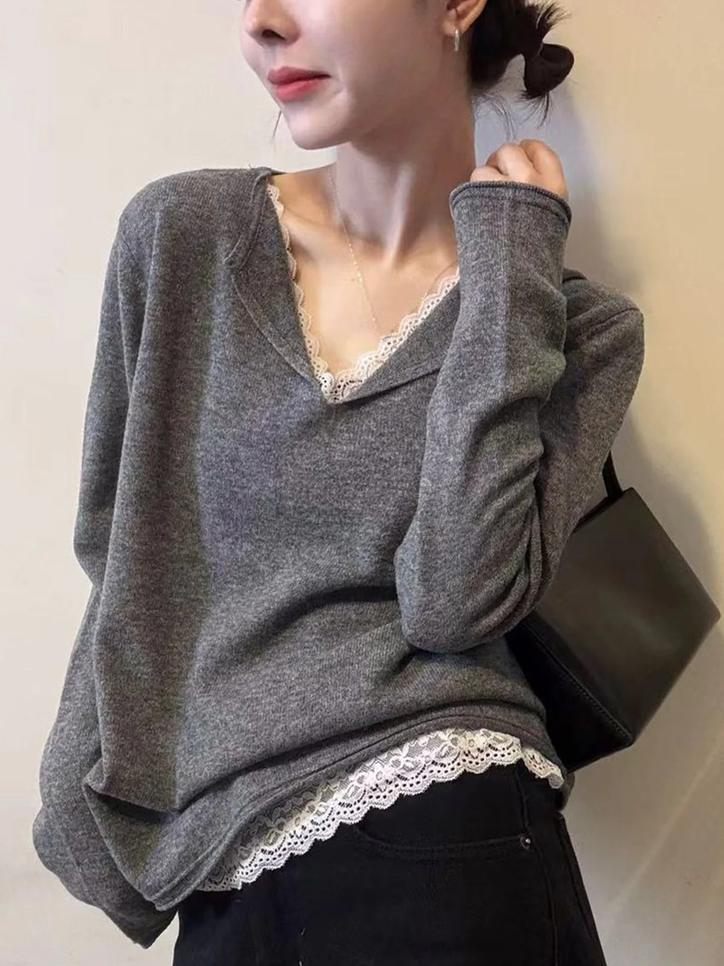 Сладкий трикотаж для поездок на работу Long Sve, повседневный, модный, универсальный базовый слой, зима 2022, льняной женский повседневный стиль Poem Art...
Сладкий трикотаж для поездок на работу Long Sve, повседневный, модный, универсальный базовый слой, зима 2022, льняной женский повседневный стиль Poem Art...