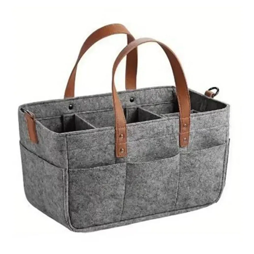 Large Capacity Felt Diaper Storage Bag Portable with Handle Baby Felt Storage Basket Foldable Baby Stroller Hanging Bag Nursery
Large Capacity Felt Diaper Storage Bag Portable with Handle Baby Felt Storage Basket Foldable Baby Stroller Hanging Bag Nursery