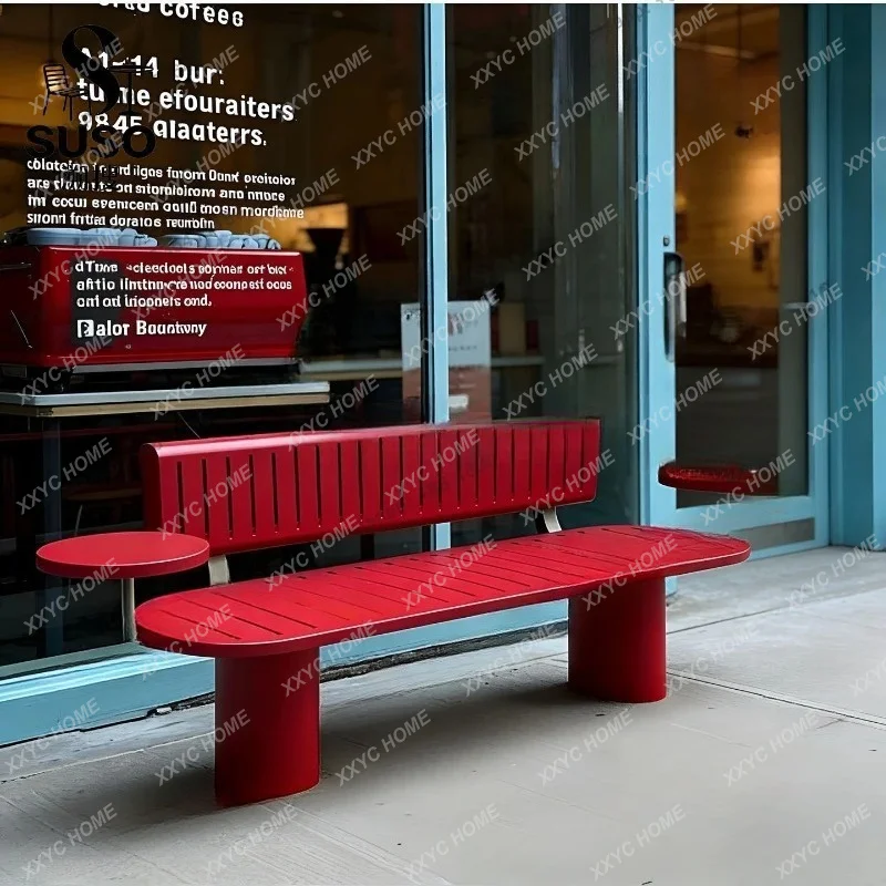Leisure creative commercial seat modern minimalist coffee shop milk tea shop outdoor seat bench
Leisure creative commercial seat modern minimalist coffee shop milk tea shop outdoor seat bench
