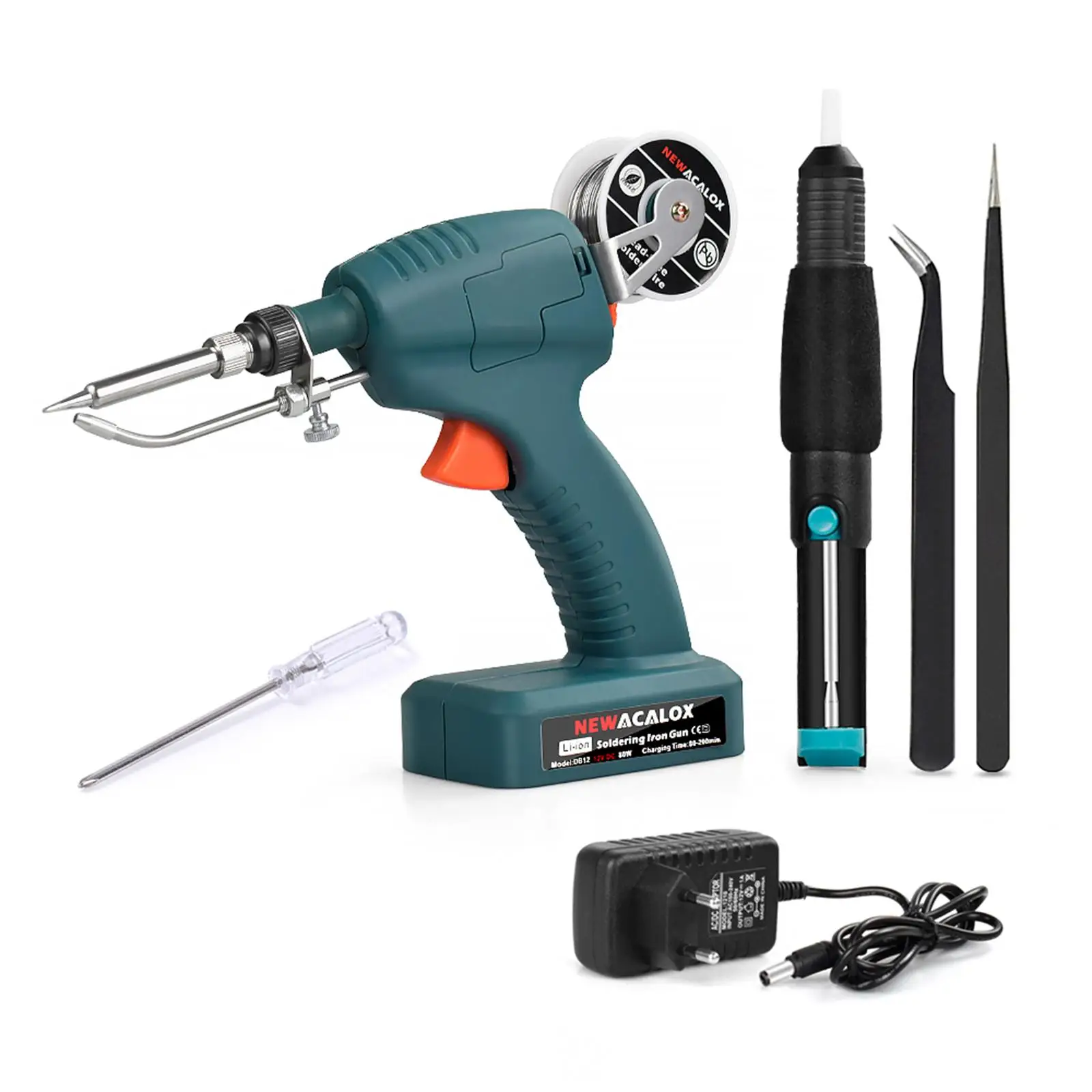 80W Electric Soldering Iron Manual Soldering Gun Automatic Soldering Machine External Heat Tin Iron Gun Tool Set EU Plug
80W Electric Soldering Iron Manual Soldering Gun Automatic Soldering Machine External Heat Tin Iron Gun Tool Set EU Plug