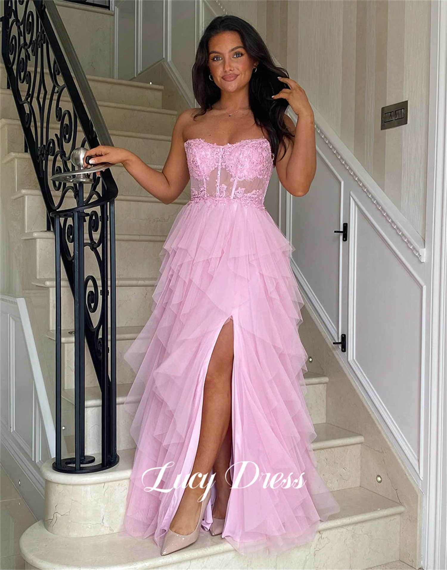 Lucy Customized Prom Dress Elegant Womens Party Dresses Women 2025 Formal Dresses Woman Graduation Gown Women's Evening Dress
Lucy Customized Prom Dress Elegant Womens Party Dresses Women 2025 Formal Dresses Woman Graduation Gown Women's Evening Dress