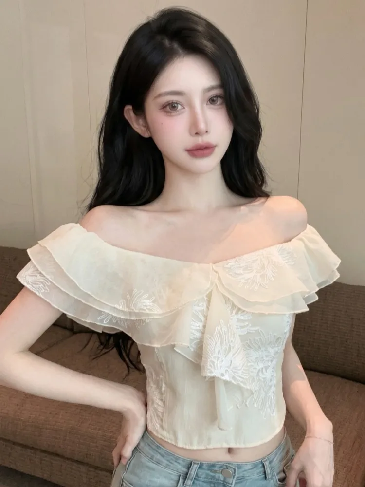 Elegant French Style Sexy One Shoulder Shirt Women's Sleeveless Top Breathable Comfortable Summer Citywalk Knitted Dress
Elegant French Style Sexy One Shoulder Shirt Women's Sleeveless Top Breathable Comfortable Summer Citywalk Knitted Dress