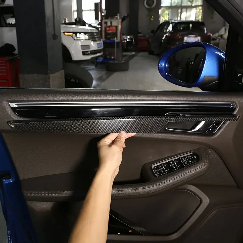For Porsche Macan 2014-2023 Real Carbon Fiber Car Inner Door Panel Trim Strip Cover sticker Inner Car Accessoies
For Porsche Macan 2014-2023 Real Carbon Fiber Car Inner Door Panel Trim Strip Cover sticker Inner Car Accessoies