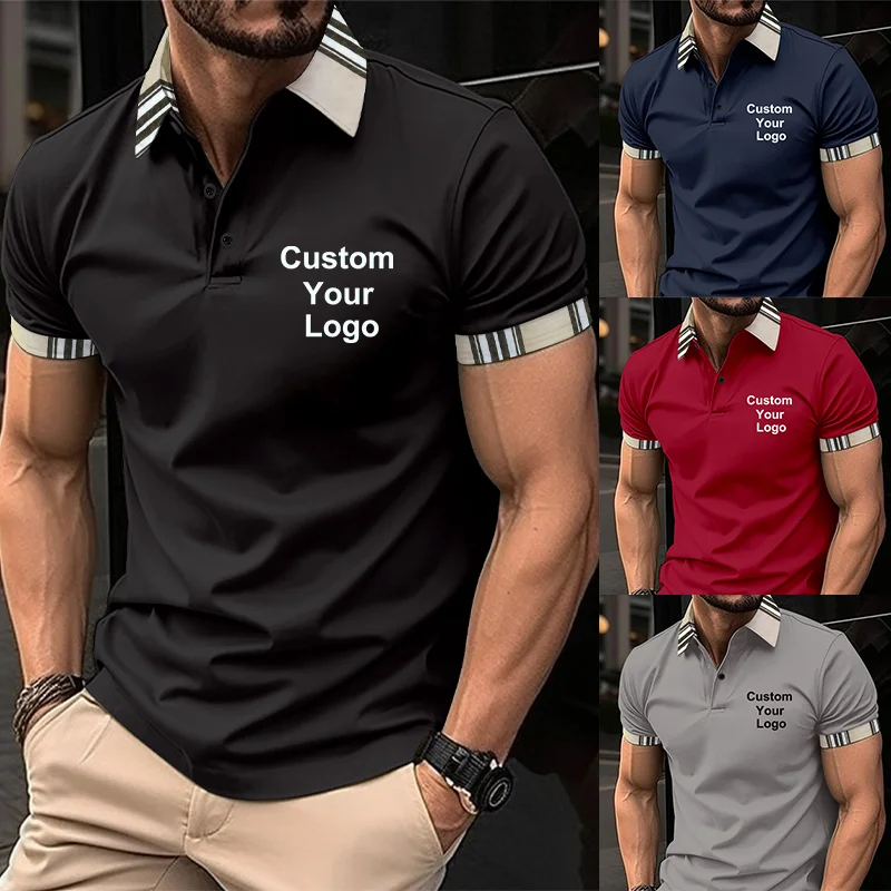 Men Custom Your Logo Summer New Short Sleeved T-shirts Fashion Pure Color Tshirts for Men
Men Custom Your Logo Summer New Short Sleeved T-shirts Fashion Pure Color Tshirts for Men