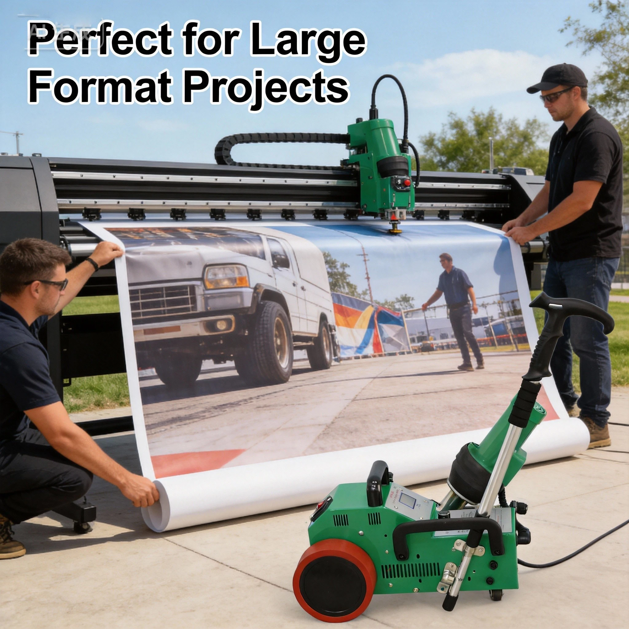 LC3000D Temperature Adjustable Automatic Overlap Banner Welder Welding Machine for Industrial Welding
LC3000D Temperature Adjustable Automatic Overlap Banner Welder Welding Machine for Industrial Welding