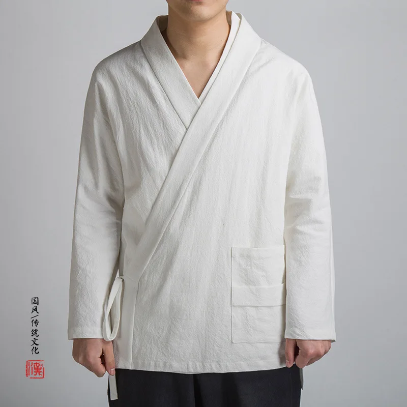 Oversize 5XL Kimono Cardigan Vintage Chinese Style Cotton Linen Shirt Jacket Traditional Japan Haori Yukata Male Samurai Clothes
Oversize 5XL Kimono Cardigan Vintage Chinese Style Cotton Linen Shirt Jacket Traditional Japan Haori Yukata Male Samurai Clothes