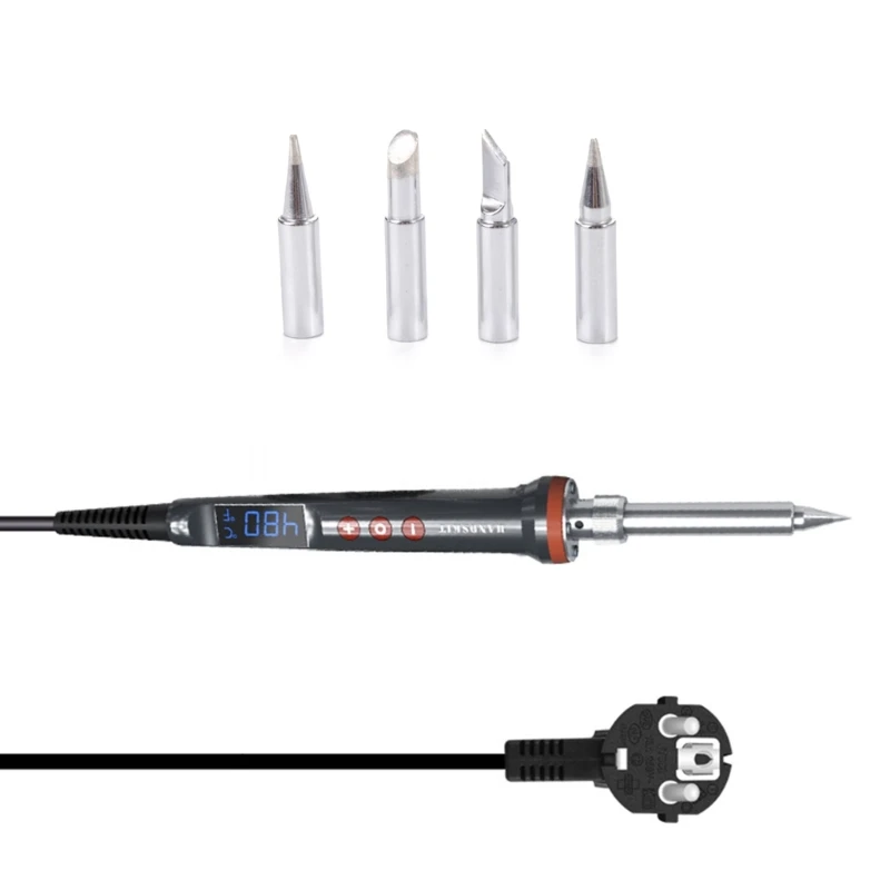Soldering Iron Set, Upgraded 200W Soldering Iron Set with Temperature Adjustable and On/Off Soldering Iron
Soldering Iron Set, Upgraded 200W Soldering Iron Set with Temperature Adjustable and On/Off Soldering Iron