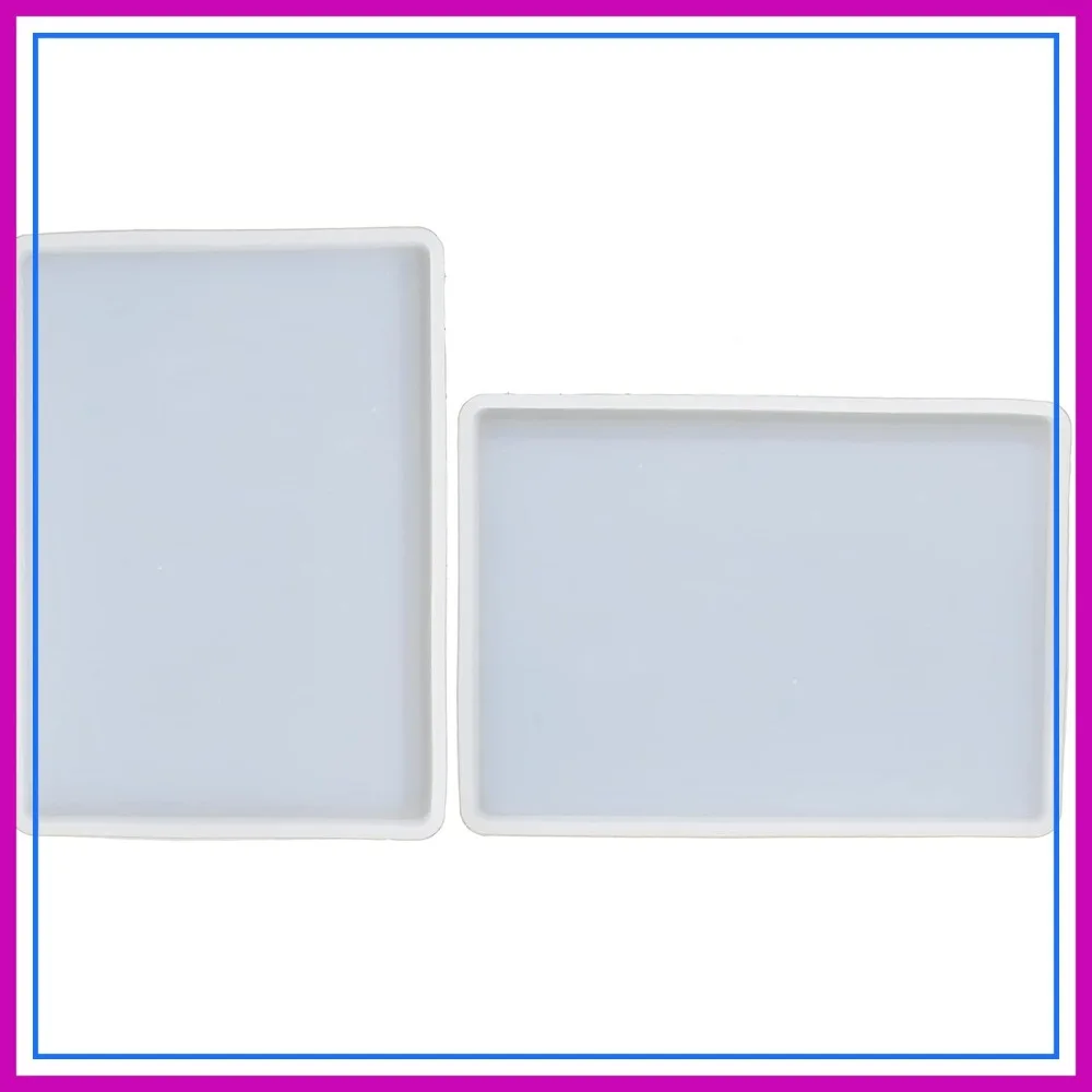 Resin Tray Molds 2pcs Flat Rectangle Silicone Molds for Resin Concrete Slab DIY Crafts, 6.9x5x0.3 Inch
Resin Tray Molds 2pcs Flat Rectangle Silicone Molds for Resin Concrete Slab DIY Crafts, 6.9x5x0.3 Inch