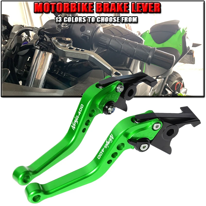 For Kawasaki NINJA 400 Ninja400 2018-2024 Motorcycle Short Brake Clutch Lever Aluminum CNC Adjustable Motorbike Brake Lever
For Kawasaki NINJA 400 Ninja400 2018-2024 Motorcycle Short Brake Clutch Lever Aluminum CNC Adjustable Motorbike Brake Lever